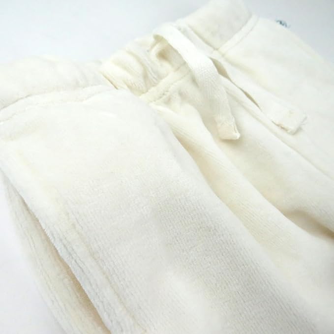 HonestBaby Baby 2-Piece Cozy Velour 100% Organic Cotton Sweatshirt and Jogger Sweatpants Set