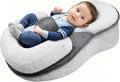 Baby Lounger Pillow, Rest Nest Bassinet Snuggle wih Safety Strap Breastfeeding Pillow for Bottle Feeding Tummy Time