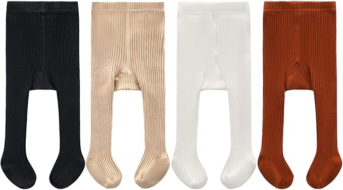 CECORC Baby Girls Tights Toddler Cable Knit Leggings Thick Cotton Infant Stockings Pantyhose 1-10T