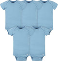 Gerber baby-girls 5-pack Solid Onesies Bodysuits