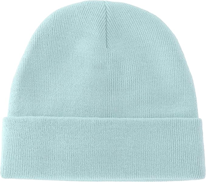 ROYBENS 100% Cotton Baby Beanie Cute Toddler Winter Hat Boys Girls Kids Soft Warm Knit Cuffed Caps Beanies for 0-8 Years