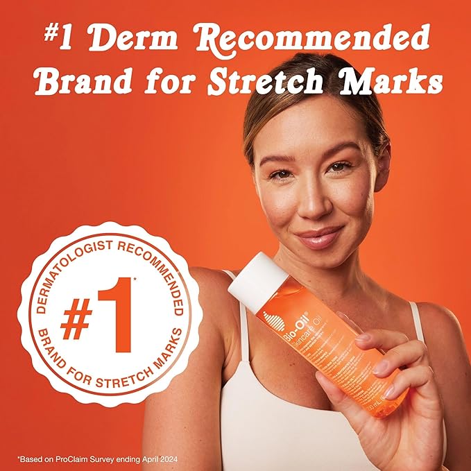 Bio-Oil Skincare Set for Scars, Stretch Marks, and Dry Skin, 3 Pc Travel Size Kit Includes Skin Care Oil (2 oz), Dry Skin Gel (1.7 oz), and Body Lotion (5.7 oz), Pregnancy and Maternity Stretch Marks