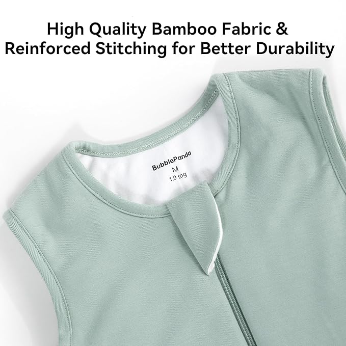 Rayon Made from Bamboo Toddler Sleep Sack with Feet 1.0 Tog Ultra Soft Toddler Sleeping Sack 3t-4t Sleep Bag Walker Quilted Wearable Blanket with Legs 2-Way Zipper Lightweight Extra Long