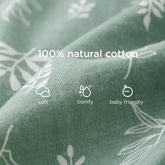 Duomiaomiao 0.5 TOG Toddler Sleep Sack 24-36 Months 100% Cotton Lightweight Baby Sleep Sack with Feet, Breathable Comfy Toddler Wearable Blanket