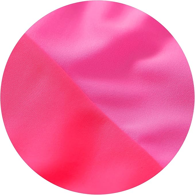 YOUNGER TREE Toddler Girls Two Pieces Swimsuit Color Block Stripe Swimwear Summer Beach Bathing Suit (Pink 12-18 Months)