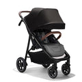 Baby Jogger City Mini Air Lightweight Stroller Rich Black - All-Terrain Wheel Suspension Adjustable Seat with Calf Support Compact Fold