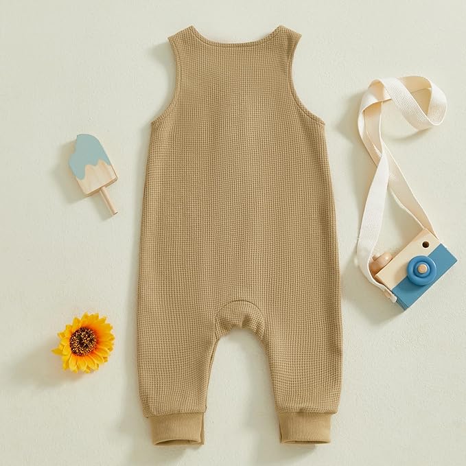 Kuriozud Newborn Infant Unisex Baby Boy Girl Clothes Button Romper Jumpsuit Basic One Piece Outfits