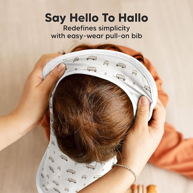 8-Pack Baby Bibs for Boys, Girls - Pullover Bibs for Drooling Teething Baby Girl & Boy Toddler, Newborn, Soft & Absorbent, Cute Colors, Large Torso Coverage Keep Infant Clean & Dry (Vessels)