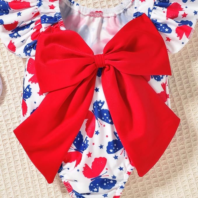 Toddler Girl Baby Ruffles Mermaid Fish Scale Swimsuit One Piece Swimwear Bathing Sunsuit