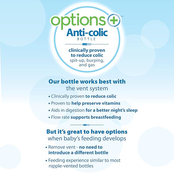 Dr. Brown’s Anti-Colic Options+ Wide-Neck Sippy Bottle Starter Kit, 9oz/270mL, with Level 3 Medium-Fast Flow Nipple and Soft 100% Silicone Sippy Spout, Pink, BPA Free, 6m+, 2 Pack