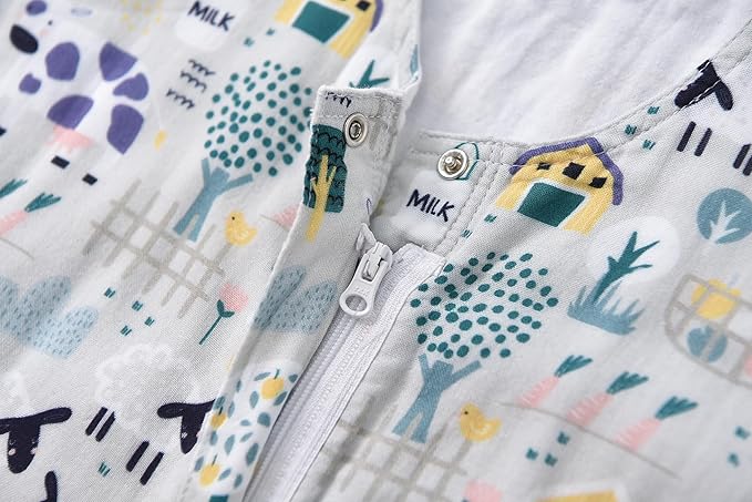TADO MUSLIN Toddler Sleep Sack 1-2T, 0.5 TOG Lightweight Wearable Blanket, 100% Organic Cotton Muslin, Sleeveless, 2-Way YKK Zipper, OEKO-TEX Certified 12-24 Months Sleeping Bag