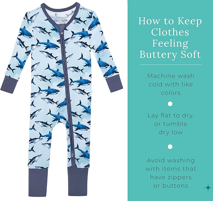 Posh Peanut Convertible Baby Sleepers - Girls Footless Baby Pajamas with 2 Way Zipper for Easy Diaper Changes