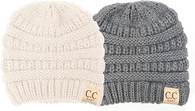 Funky Junque Baby Winter Hat – Cute Newborn Hats, Cozy Warm Infant Beanie, Soft Knit Stocking Stuffer for Babies 0–12 Months