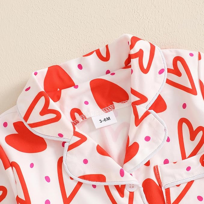 Balaflyie Baby Girl Button Down Pajamas Romper One-Piece Jumpsuit Long Sleeve Sleeper Infant Sleepwear