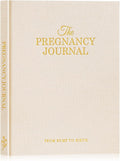 Lanpn My Pregnancy Journal Memory Book for First Time Mom, 156 Page Pregnant Announcement Must Have Planner Scrapbook, Pregnancy Tracking Diary Mom to Be Keepsake Gift for Expecting New Parent Beige