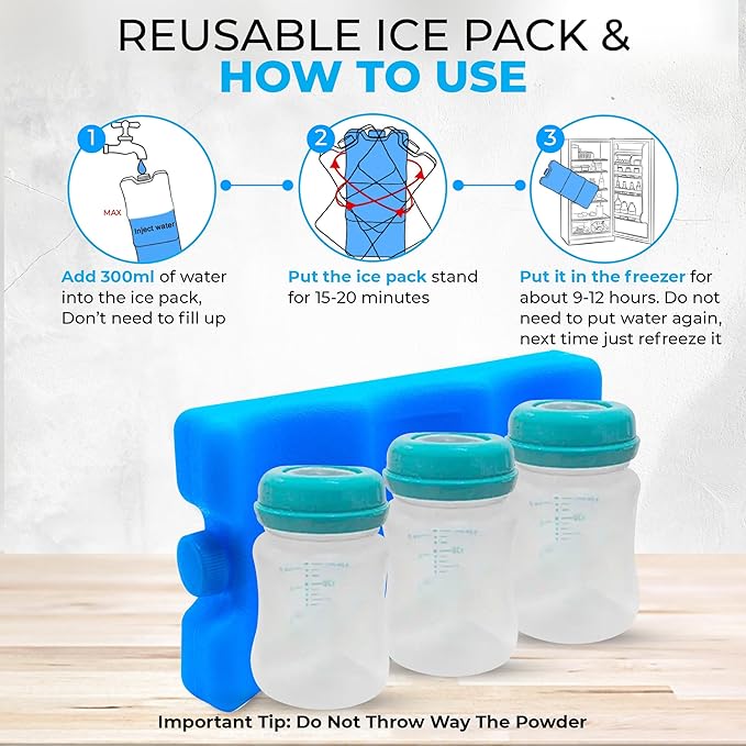 Breast Pump Bag - Breast Milk Cooler Travel Bag, Pumping Bag, Diaper Tote Bag, Pumping Bag for Work, Breast Pump Bag with Cooler Ice Pack, Compatible with Spectra S1, S2