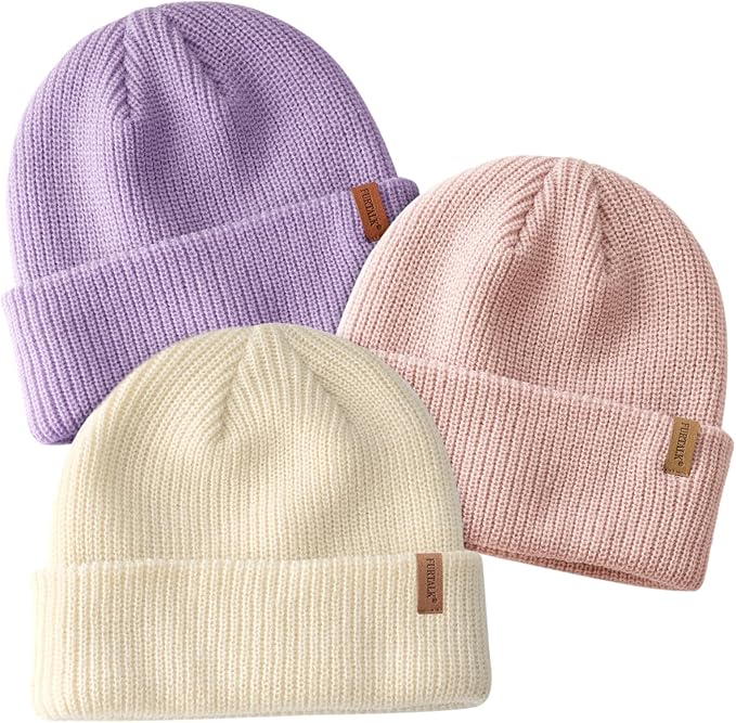FURTALK Toddler Beanie Baby Boys Girls Beanies Kids Winter Hats Children Knit Warm Caps
