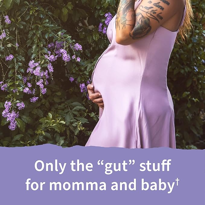 Garden of Life Dr. Formulated Probiotics Once Daily Prenatal - Acidophilus & Bifidobacteria Probiotic Support for Mom & Baby - Gluten, Dairy & Soy Free - 30 Count Vegetarian Capsules
