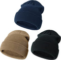 YMYDYFC Baby Beanie 3Pack Toddler Beanie Infant Knit Hat Baby Winter Hats for Boy Girl Winter Clothes Warm Knit Cap 0-6Years