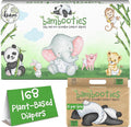 Bamboo Baby Diapers, Totally Chlorine Free for Sensitive Skin for Newborns to XXL. Hypoallergenic & Non Toxic Eco Friendlier Plant-Based Materials. TCF Large Size 4 (168 ct)