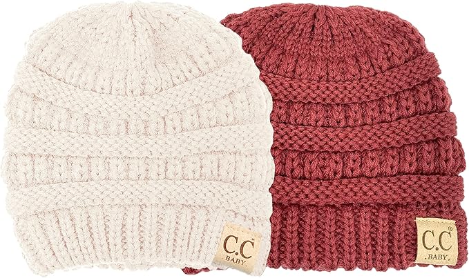 Funky Junque Baby Winter Hat – Cute Newborn Hats, Cozy Warm Infant Beanie, Soft Knit Stocking Stuffer for Babies 0–12 Months