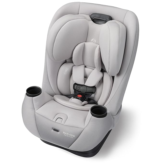 Maxi-COSI Pria All-in-One Convertible Car Seat, Infant to Toddler Car Seat, Easy-Install Harness, Machine-Washable Cover, 5-100 lbs, SeaDrift