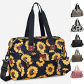 Pritent Diaper Bag Tote - Diaper Baby Bags with Pacifier Case, Shoulder Straps, Stroller Clips, Waterproof Large Mommy Maternity Travel Baby Bag for Mom and Dad, Sunflower, Medium
