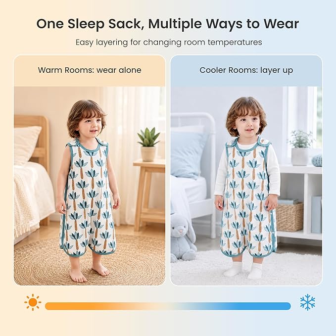 i-baby Baby Sleep Sack, Toddler Sleeping Bag with Outlast Smart Temperature Regulation, Soft Baby Wearable Blanket