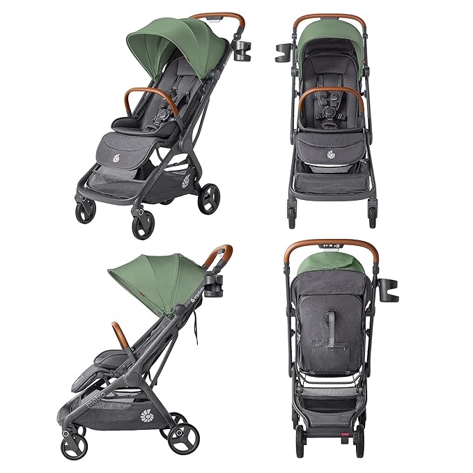 Ergobaby Metro 3 Deluxe Baby Stroller for Newborns, Infants, and Toddlers | Willow Green