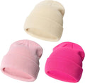 YMYDYFC Baby Beanie 3Pack Toddler Beanie Infant Knit Hat Baby Winter Hats for Boy Girl Winter Clothes Warm Knit Cap 0-6Years