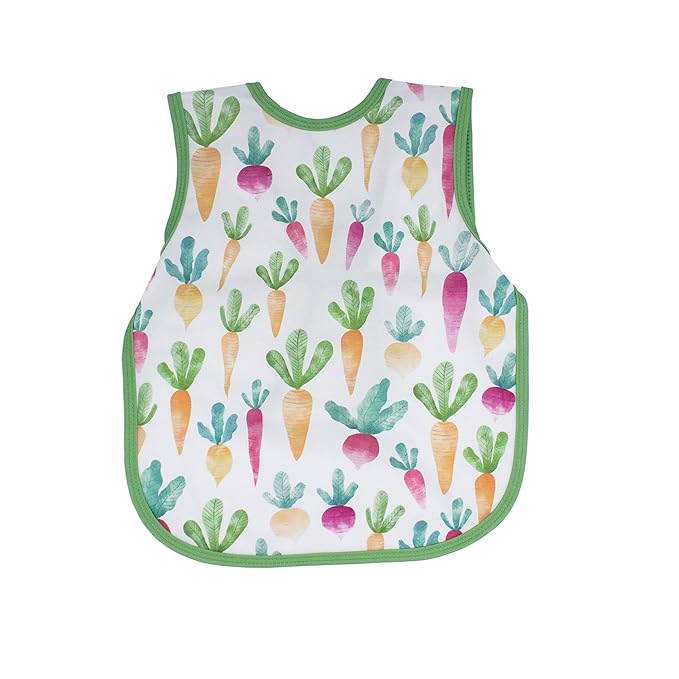 BapronBaby Farm Produce Bapron - No Neck Tie Safer Bib for Baby & Toddler - Soft Waterproof Stain Resistant - Machine Washable - Sz Baby/Toddler 6m-3T