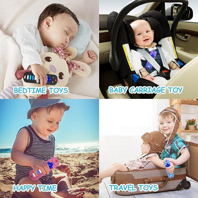Silicone Baby Teething Toys, Silicone Reomte Teethers for Babies, Remote Control Shape Teething Toys, Chew Toys for Boys and Girls Soft Teething Remote