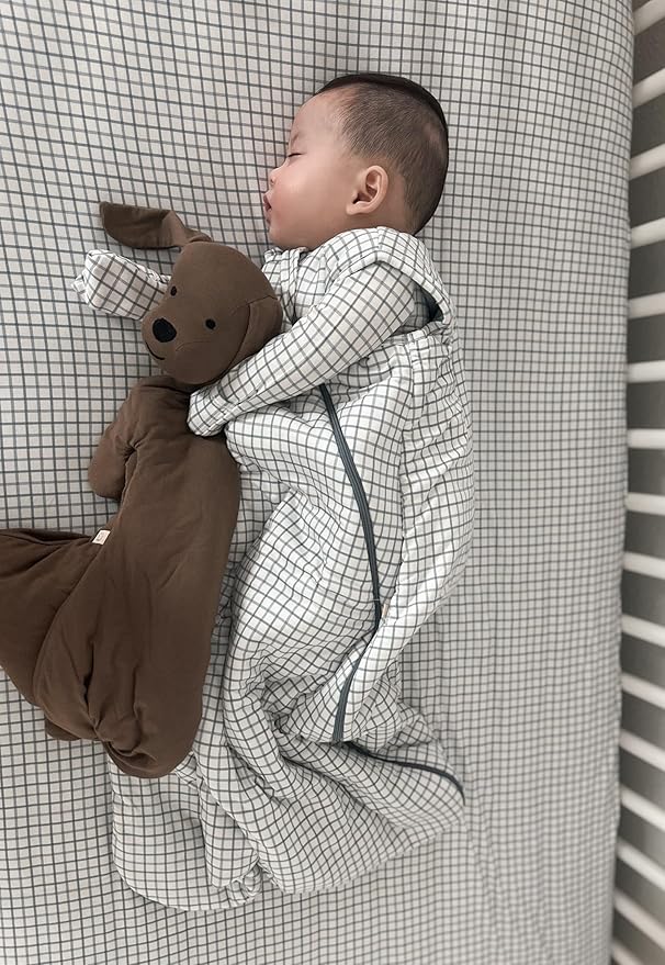 GUNAMUNA günamüna Unisex Baby, Toddler Wearable Blanket, Sleeping Bag Bamboo Rayon, Sleep Sack with Diaper Zipper, 1.0 TOG