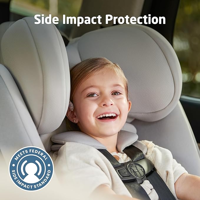 Maxi-COSI Pria All-in-One Convertible Car Seat, Infant to Toddler Car Seat, Easy-Install Harness, Machine-Washable Cover, 5-100 lbs, Blackened Pearl