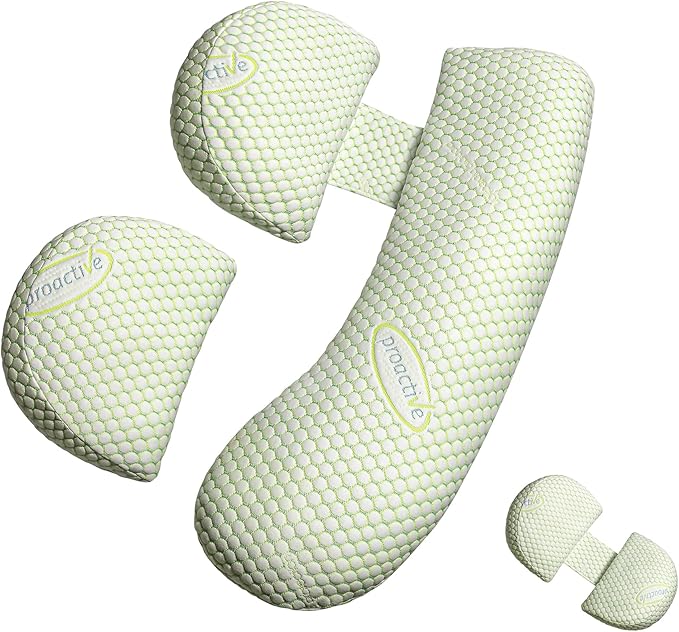 Pregnancy Pillow for Pregnant Women, Soft Pregnancy Body Pillow, Support for Back, Belly, HIPS, Legs, Maternity Pillow with Detachable and Adjustable Pillow Cover