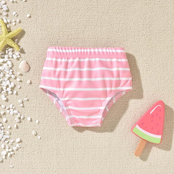 Aalizzwell Toddler Baby Girl Bathing Suit Two Piece Swimsuit Bikini Beach Wear