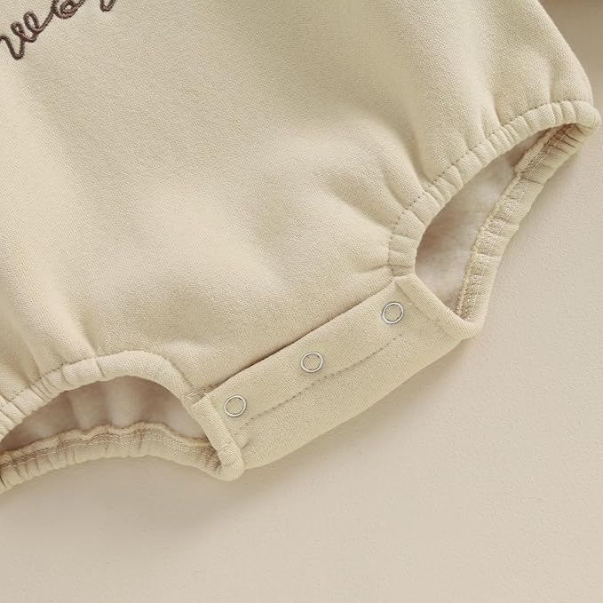VISGOGO Newborn Infant Baby Boy Girls Oversized Romper Little Dude Sweater Onesie Coming Home Outfit Neutral Clothes