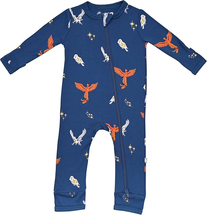 KYTE BABY Unisex Rayon Made From Bamboo Zippered Rompers 0-24 Months