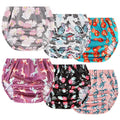 Joyo roy Plastic Diaper Covers Toddler Plastic Underwear for Potty Training Cloth Diaper Covers for Girls Rubber Pants for Toddlers Rubber Training Pants for Toddlers 4t Waterproof Underwear