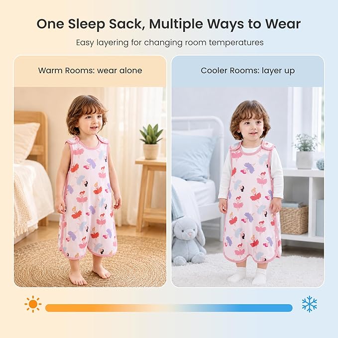 i-baby Baby Sleep Sack, Toddler Sleeping Bag with Outlast Smart Temperature Regulation, Soft Baby Wearable Blanket