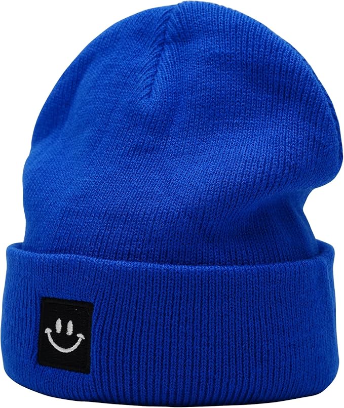 Baby Beanie Knit Ski Hat with Cute Face for Girls Boys 0-7 Years