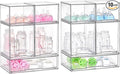 Vtopmart 10 Pack Baby Bottle Organizer Set, Stackable Storage Drawers Ideal for Kichen Countertop, Vanity, Bathroom, Cabinet, Pantry Organization