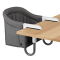 Hook On High Chair Portable & Foldable for Babies 6-36 Months Attach to Fast Table Clip On High Chair with Travel Bag - Compact Baby Feeding Seat for Home Dining & Travel (Grey)