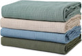 GLLQUEN BABY Muslin Swaddle Blankets for Boys and Girls, 4-Pack Baby Blankets for Girl Boy, Newborn Receiving Blanket, Baby Swaddle Blanket Unisex, Baby Essentials, Registry & Gift, 40 x 38 inches