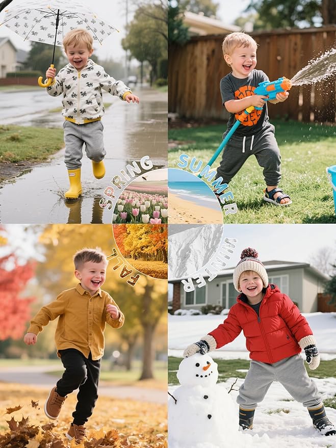 3 Pack Fleece Toddler Boys Sweatpants Kids Joggers Soft Cotton Toddler Boys Girls Sweatpants with Pocket Drawstring
