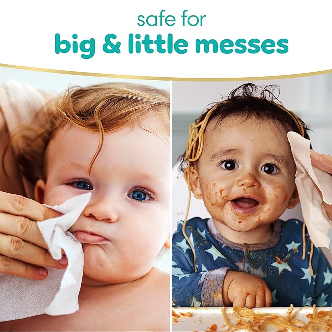 Pampers Baby Wipes Sensitive, Water Based Wipes, Hypoallergenic and Unscented Wipes, 192 Wipes Total (3 Refill Packs)