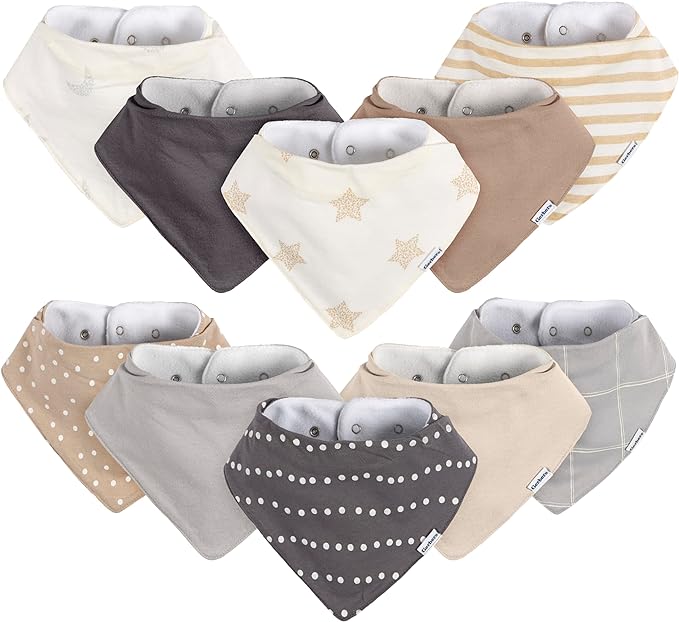 Gerber Unisex Baby Bandana Bibs