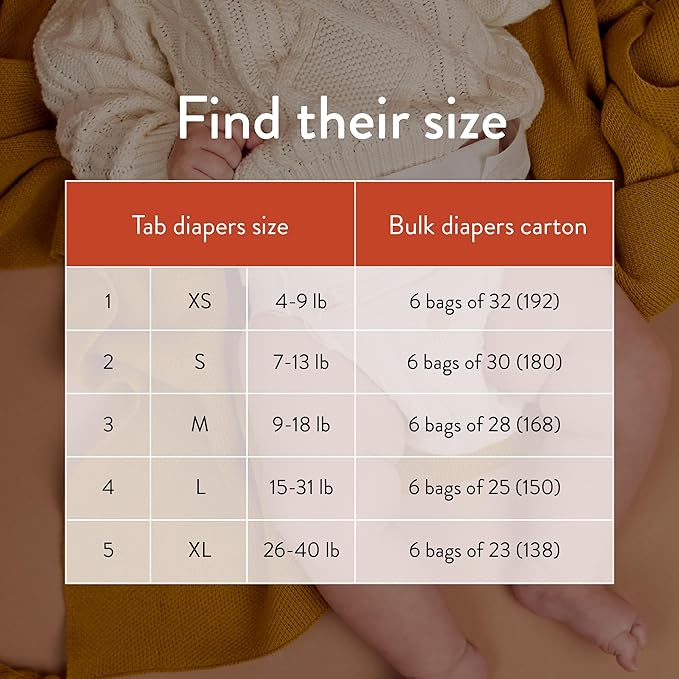 Joonya Baby Diapers, Size 1 XS (4-9 lb) - 1 Bag of 32 - New Range - NonToxic, Eco-Friendly, Ultra Slim, Overnight Use - Made in Denmark