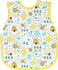 BapronBaby Animal Prints Bapron - No Neck Tie Safer Bib - Baby & Toddler - Soft Waterproof - PVC, BPA & Phthalate Free - 6m+