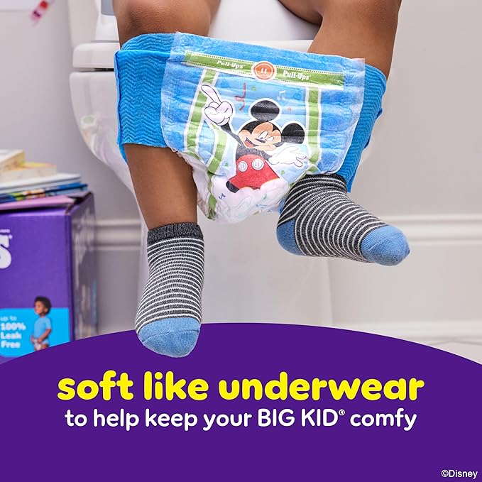 Pull-Ups Boys' Potty Training Pants, Size 4T-5T Training Underwear (38-50 lbs), 17 Count